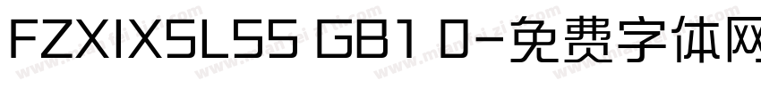 FZXIXSLSS GB1 0字体转换